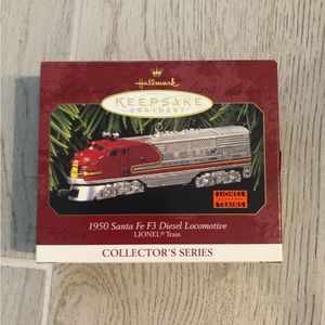 Hallmark 1950 Santa Fe F3 Diesel Locomotive